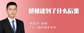 枪被逮到了什么后果