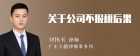 关于公司不报税后果