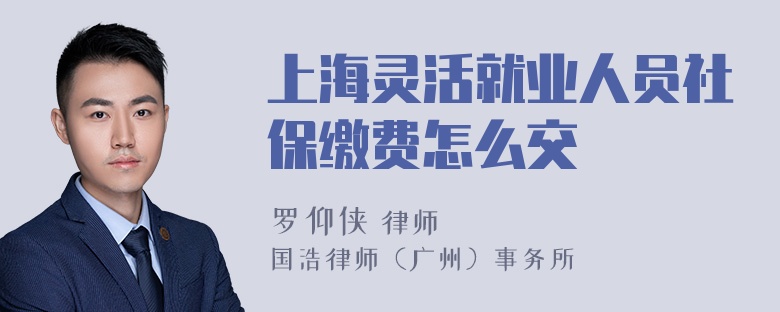 上海灵活就业人员社保缴费怎么交