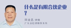 什么是有限合伙企业?