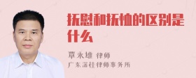 抚慰和抚恤的区别是什么