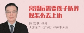 离婚后需要孩子抚养权怎么去上诉