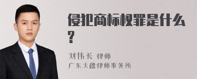 侵犯商标权罪是什么?