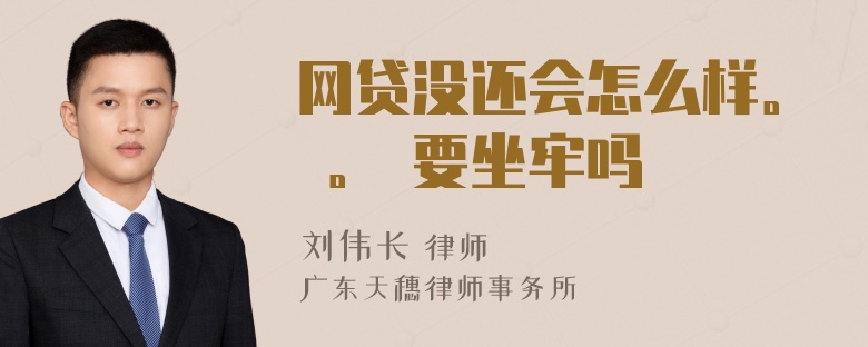 网贷没还会怎么样。
。
要坐牢吗