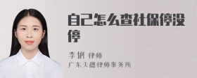 自己怎么查社保停没停