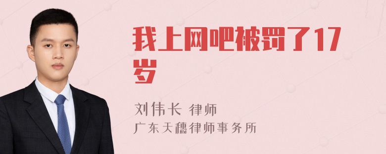 我上网吧被罚了17岁