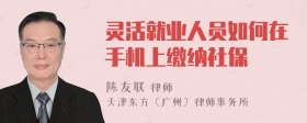 灵活就业人员如何在手机上缴纳社保