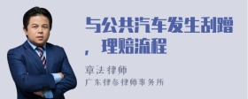 与公共汽车发生刮蹭，理赔流程