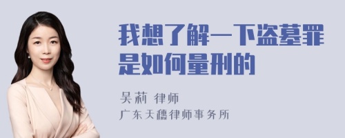 我想了解一下盗墓罪是如何量刑的