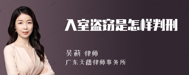 入室盗窃是怎样判刑