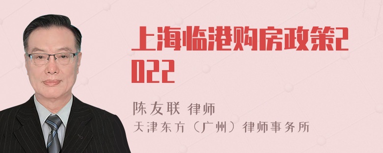 上海临港购房政策2022