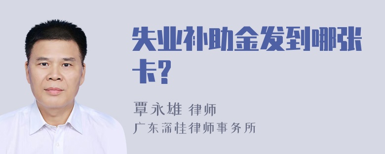 失业补助金发到哪张卡?