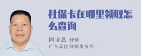 社保卡在哪里领取怎么查询