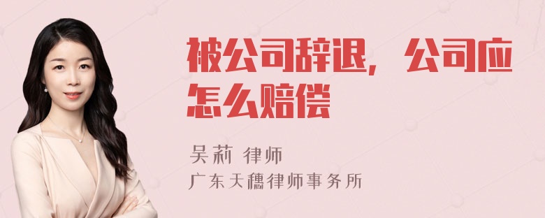 被公司辞退，公司应怎么赔偿