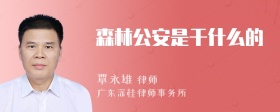 森林公安是干什么的