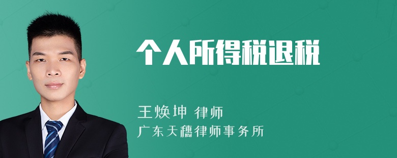 个人所得税退税