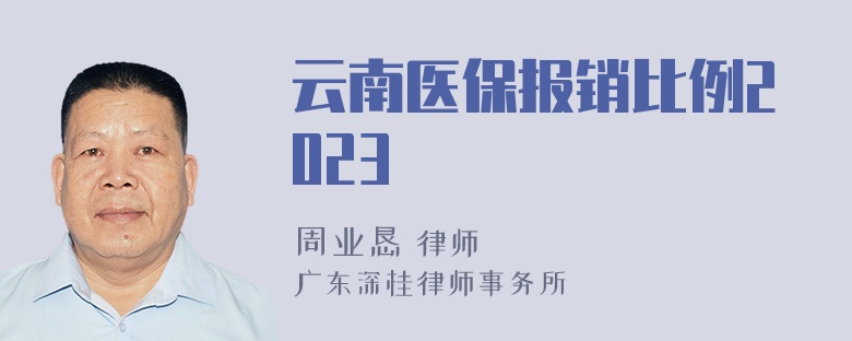 云南医保报销比例2023