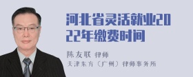 河北省灵活就业2022年缴费时间