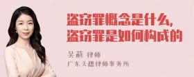 盗窃罪概念是什么，盗窃罪是如何构成的