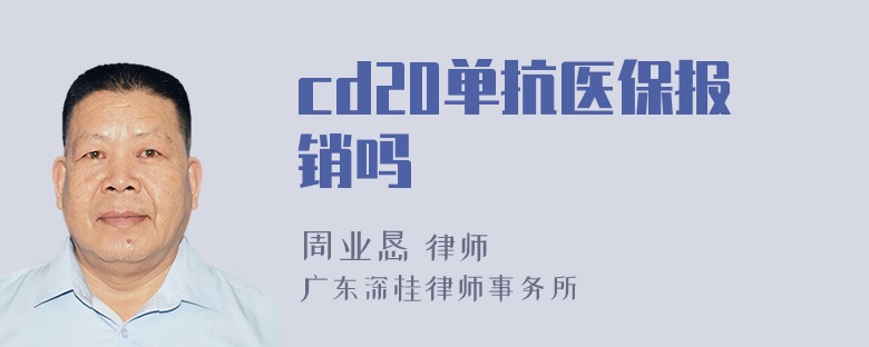 cd20单抗医保报销吗