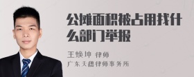 公摊面积被占用找什么部门举报