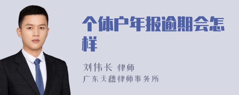 个体户年报逾期会怎样