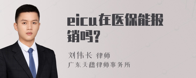 eicu在医保能报销吗?