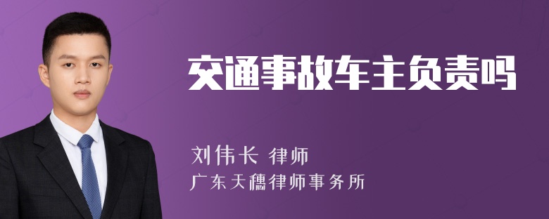 交通事故车主负责吗