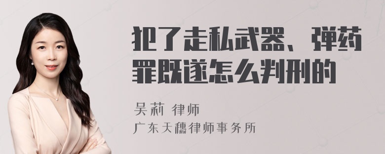 犯了走私武器、弹药罪既遂怎么判刑的