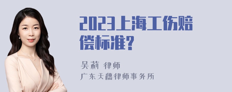 2023上海工伤赔偿标准?