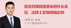 侵害肖像权需要承担什么责任，法律上是如何确定的