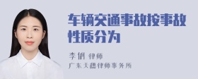 车辆交通事故按事故性质分为