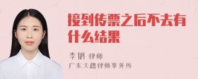 接到传票之后不去有什么结果