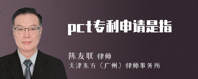 pct专利申请是指