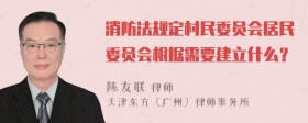 消防法规定村民委员会居民委员会根据需要建立什么？