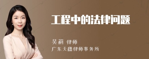 工程中的法律问题