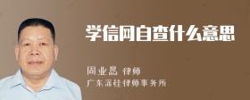 学信网自查什么意思