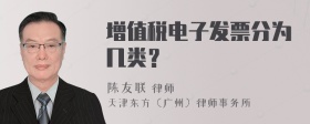 增值税电子发票分为几类？