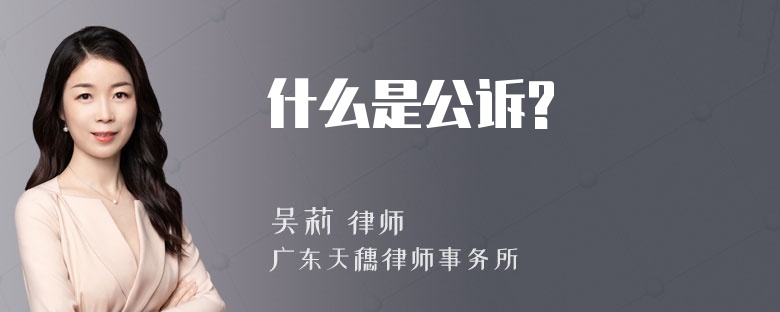 什么是公诉?