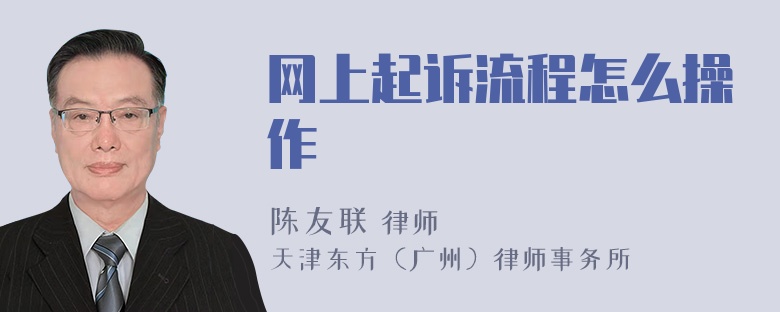 网上起诉流程怎么操作