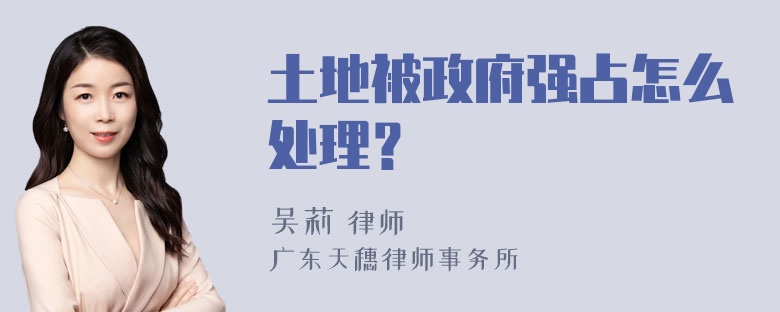 土地被政府强占怎么处理？