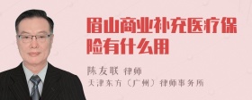 眉山商业补充医疗保险有什么用