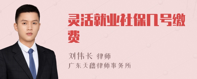 灵活就业社保几号缴费