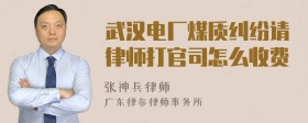 武汉电厂煤质纠纷请律师打官司怎么收费