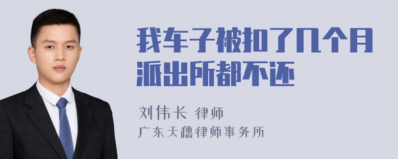 我车子被扣了几个月派出所都不还