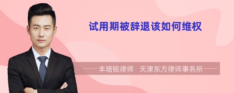 试用期被辞退该如何维权