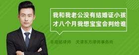 我和我老公没有结婚证小孩才八个月我想宝宝会判给谁