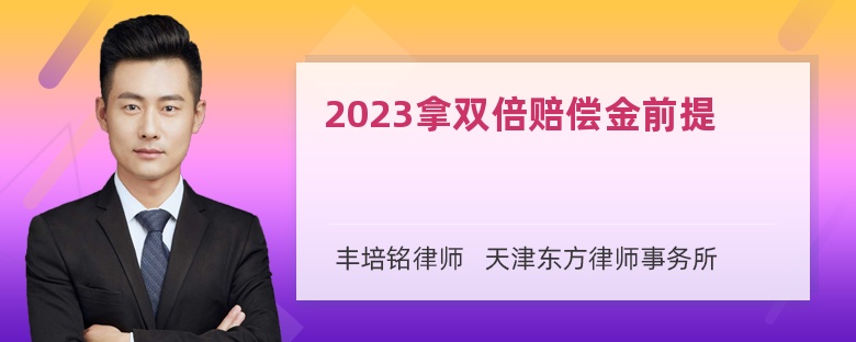 2023拿双倍赔偿金前提