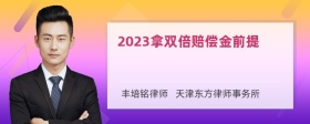 2023拿双倍赔偿金前提