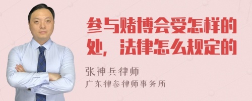 参与赌博会受怎样的处，法律怎么规定的